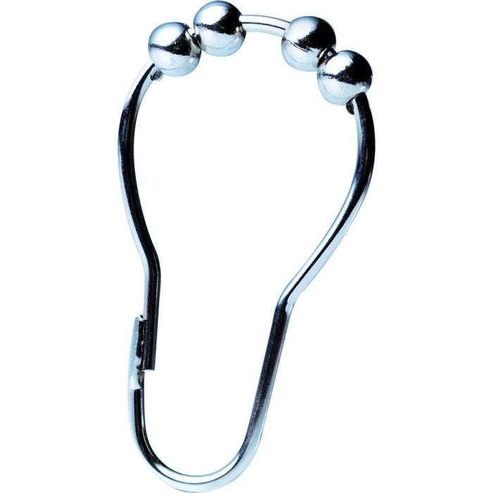 RIDDER Anneaux en métal (12 pcs.) - Chrome