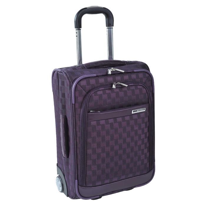 SAVEBAG Valise de cabine 2 roues SQUARE -28L - Rose