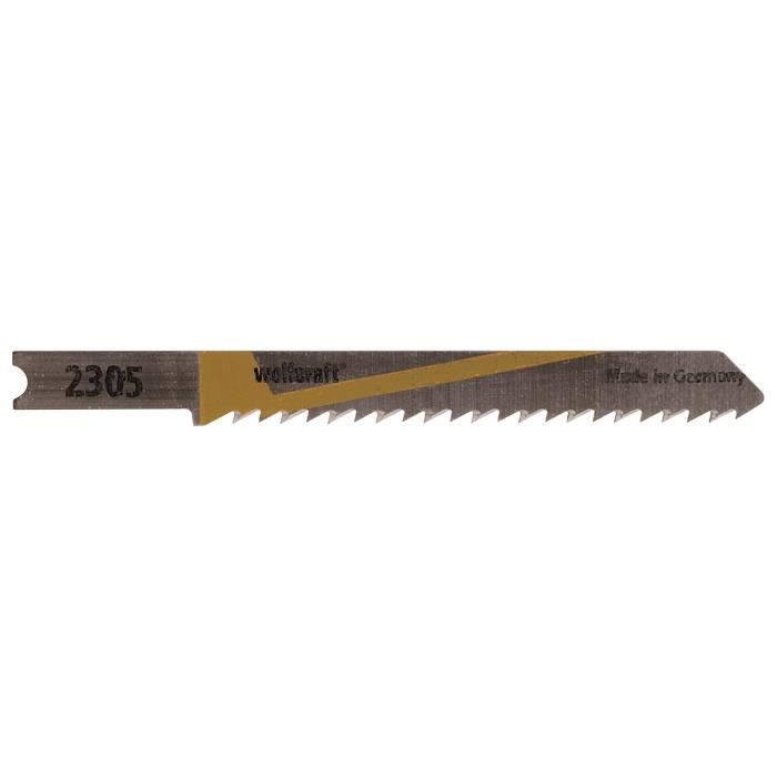 WOLFCRAFT Lot de 2 Lames de scie sabre B&D HCS - 6,1 cm