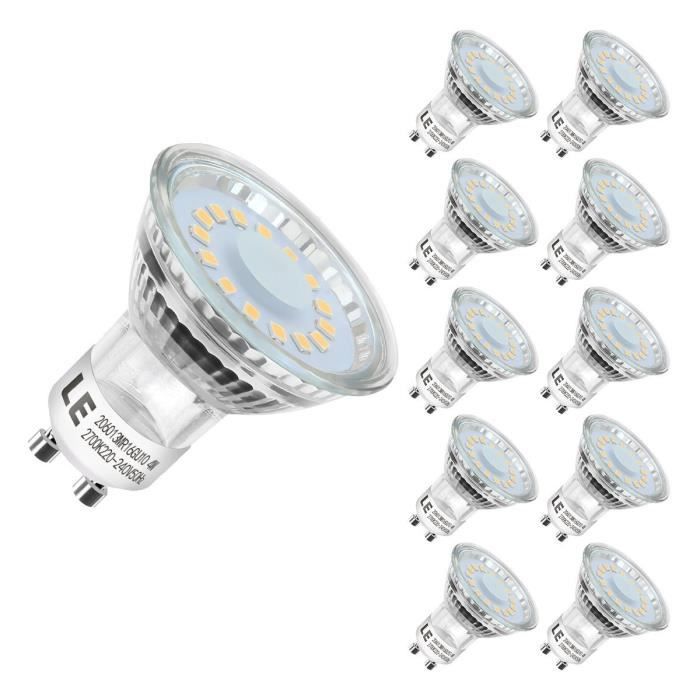 50w350lmBlanc Led Halogène Ampoules 5wÉquivalent Chaud3000k120° 3 À Gu10 Mr16 FaisceauxCulot Ampoule Le Larges H2W9YEDI