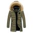 Homme Hiver Mode A Doudoune En Slim Plus De Velours Vert La 7ImYgfb6yv