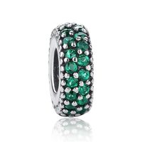 Charm's Charms Sterling Argent Blanc Zirconium Espaceurs p Charm's Charms Sterling Argent Blanc Zirconium Espaceurs p