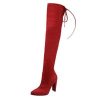 BOTTE Femme Bottes Cuissardes Suédé Sexy Chaud Talon Hau BOTTE Femme Bottes Cuissardes Suédé Sexy Chaud Talon Hau