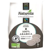 CAFÉ - CHICORÉE Naturela Café Dosettes Souples 100% Arabica Équita CAFÉ - CHICORÉE Naturela Café Dosettes Souples 100% Arabica Équita