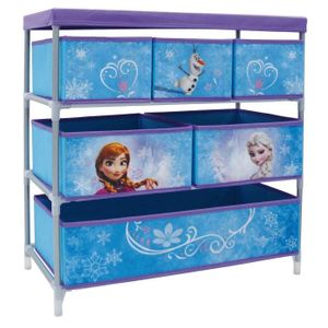 LA REINE DES NEIGES Rangement 6 bacs