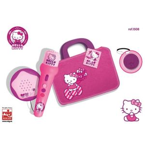Micro + Amplificateur + Sac Hello Kitty