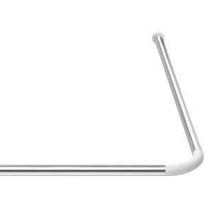 RIDDER Barre de douche d'angle universelle - 20 mm ? - Aluminium brillant