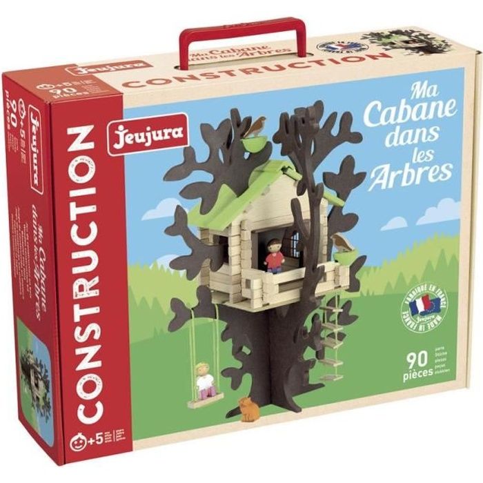 JEUJURA Jeu Cabane dans les arbres - 90 pièces , 8075, Multicolore