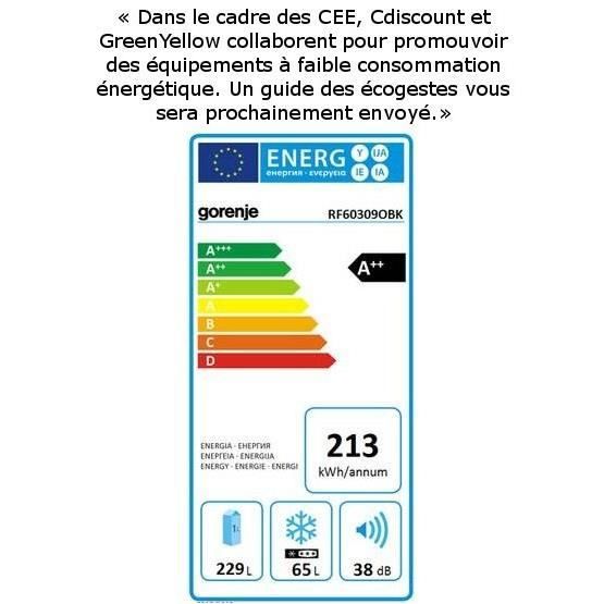  RF-60309OBK Réfrigérateur armoire freezer3