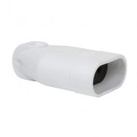 FICHE ÉLECTRIQUE DEBFLEX Fiche femelle 2P 6 A sortie droite blanche FICHE ÉLECTRIQUE DEBFLEX Fiche femelle 2P 6 A sortie droite blanche