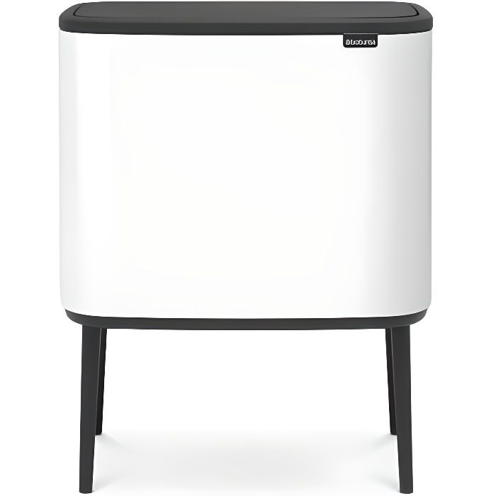 BRABANTIA Poubelle Bo Touch Bin 36 L Blanc