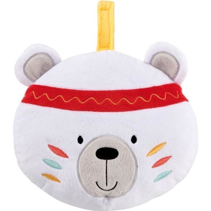 TINEO Boite à musique connectée Ours - Technologie Bluetooth - Personnalisable et nomade - Autonome