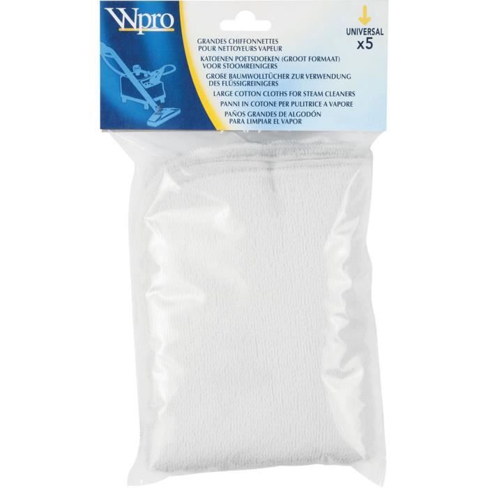 WPRO CSC509 Carrés vapeur 29x39,5cm (x5)