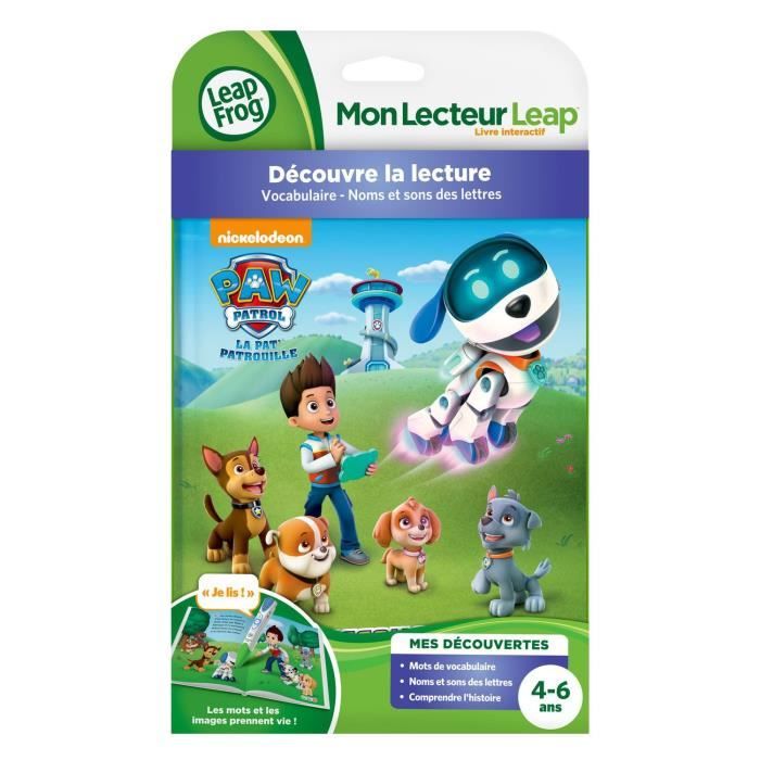 81509 Pat Patrouille Livres électroniques LeapFrog Livre Mon Lecteur Leap