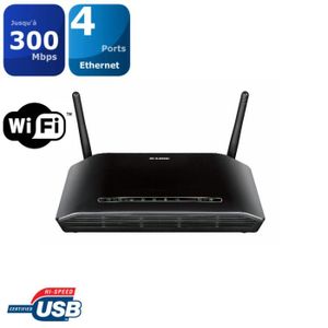 D-Link Routeur 300mbps + port USB DSL-2750B