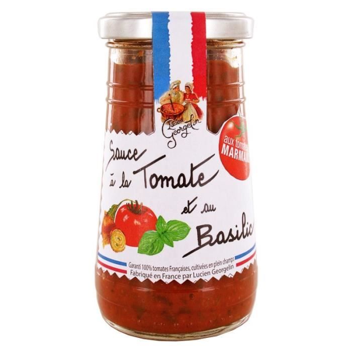 Sauce Tomate Basilic 250g Les Légumes à ma façon