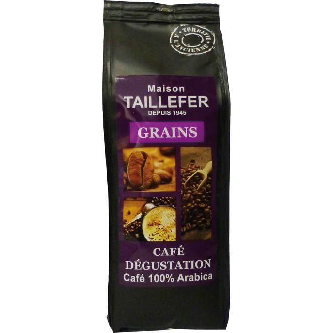 MAISON TAILLEFER Café Dégustation Grains Sachet de 250g