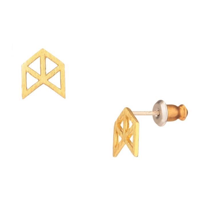 MY MUST Boucles d'Oreilles Métal Femme