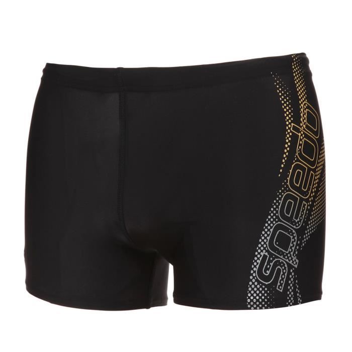 SPEEDO Boxer de bain Placement - Homme - Noir et or