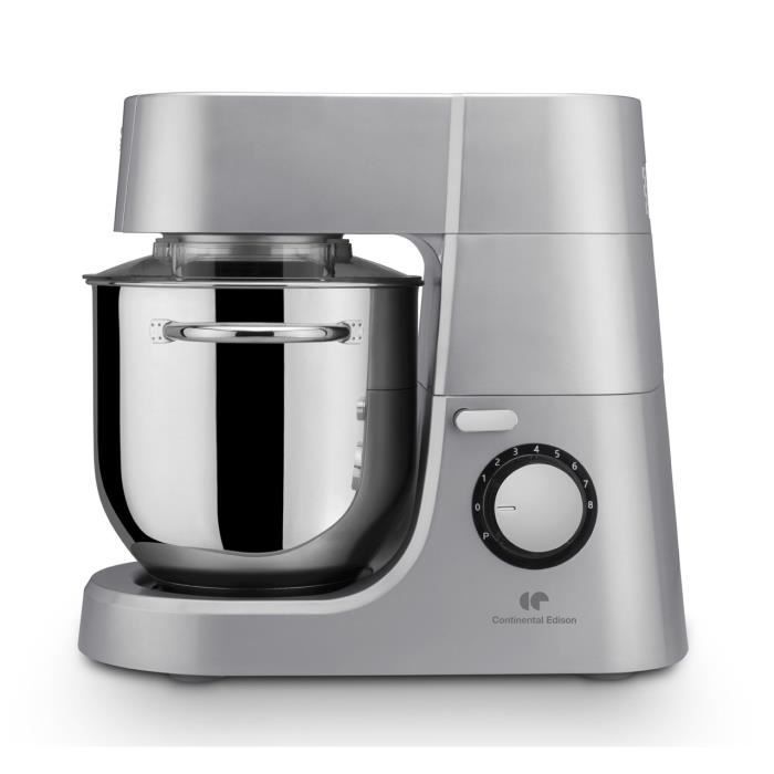 CONTINENTAL EDISON CERM150S Robot multifonction - 1500W - Argent