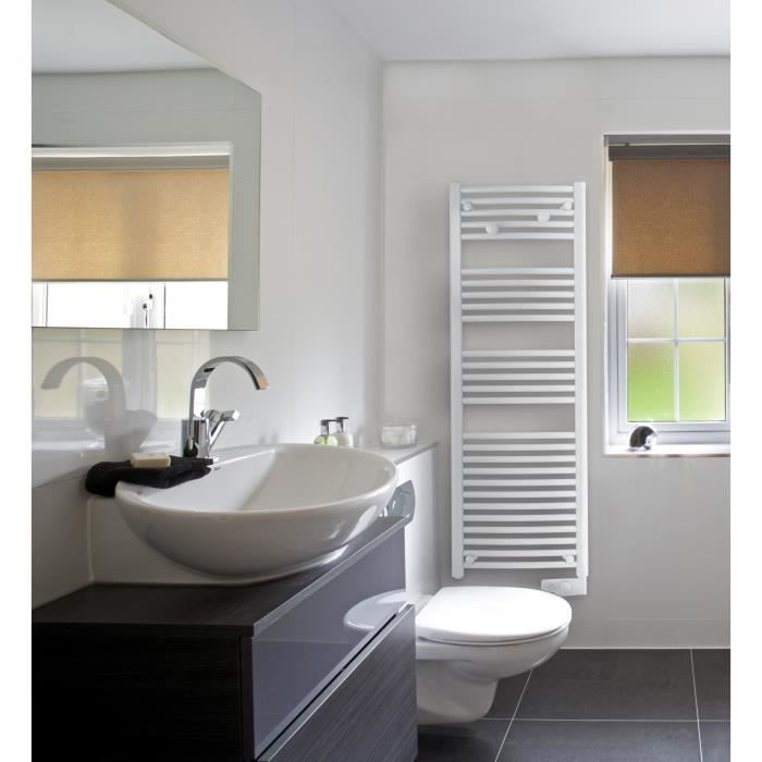 SAUTER Goreli 750 watts Radiateur Sèche-serviette électrique - Barres rondes - Compact