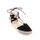 Sandales plates espadrilles en suédine femme