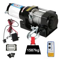 TREUIL AUTO 💪 Multi Treuil Automatique Électrique 12V 3500lbs TREUIL AUTO 💪 Multi Treuil Automatique Électrique 12V 3500lbs
