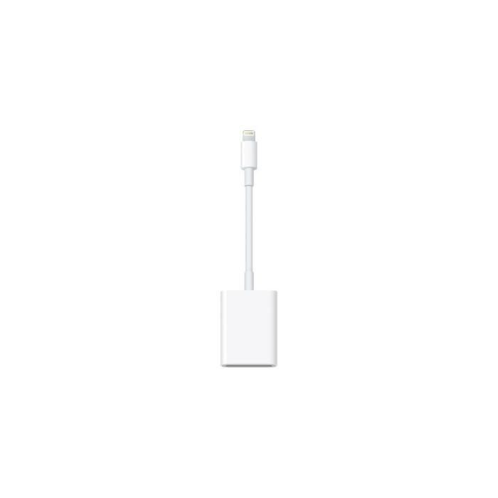 Adaptateur Lightning vers lecteur de carte SD