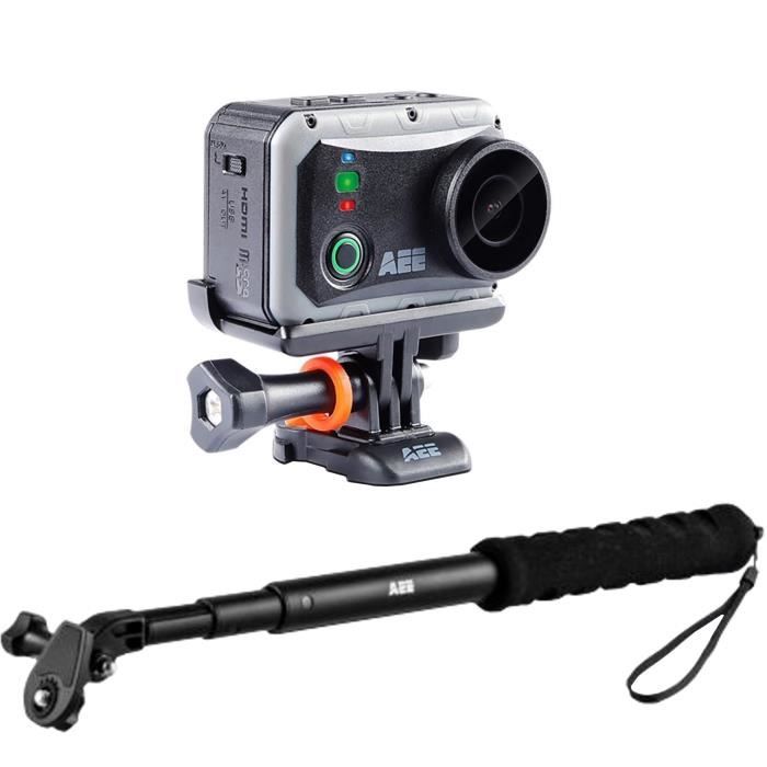 Caméra de sport AEE S80 1080p avec écran LCD 2 + Perche Télescopique