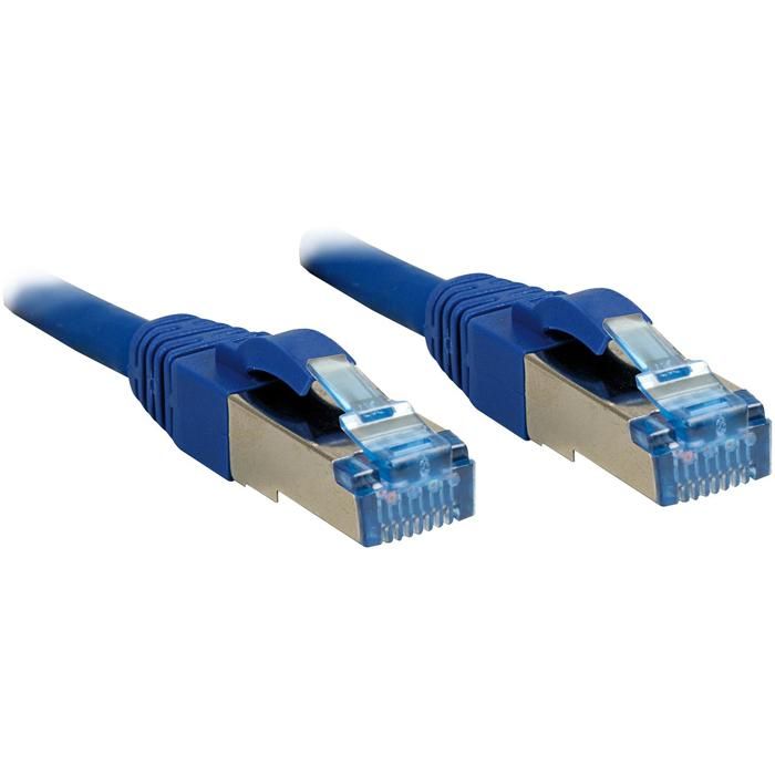 LINDY Câble réseau en cuivre - 6A S/FTP - LSOH - 500MHz - 5 m - Bleu