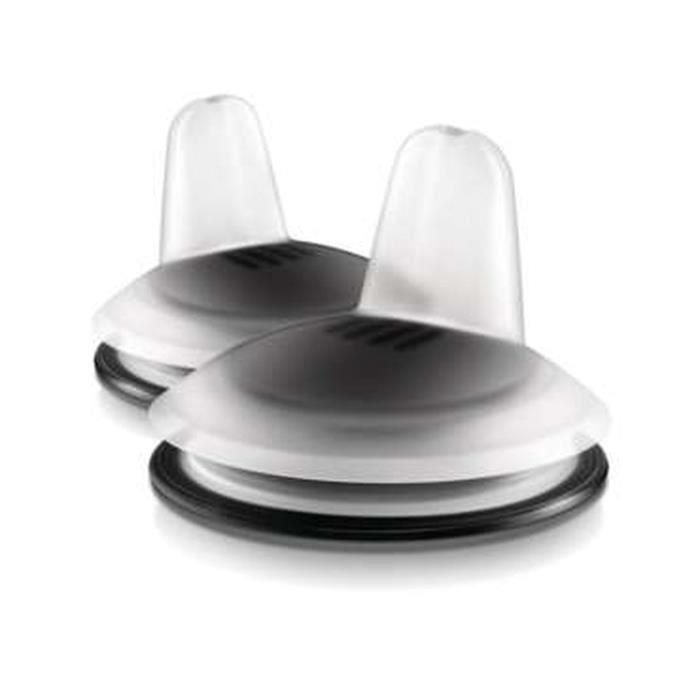 PHILIPS AVENT Becs souples design x2 Noir SCF252/01