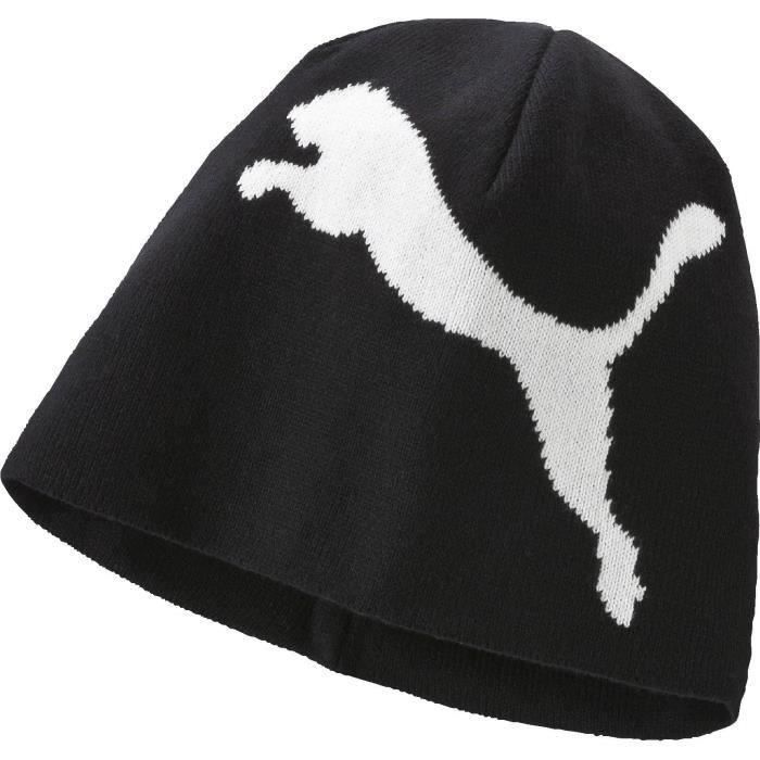 PUMA Bonnet de Ski PCK6 Big Cat Beanie -Adulte - Noir