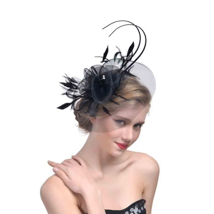 Comvip Coiffure Fleur Plume Mariee Chapeau Bibi Mariage Soiree Ceremonie Isita Com Mx