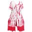 La Leela Cravate Beachwear Occasionnel Des Femmes Teinture Maillots De Bain Bikini Lâche Couvrir Robe Caftan