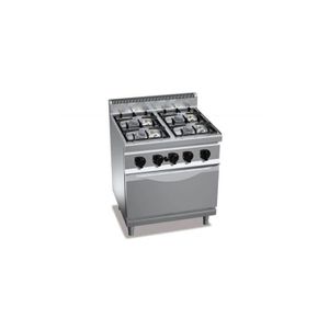 Fourneau à gaz 4 Feux (21,5 kW) sur four