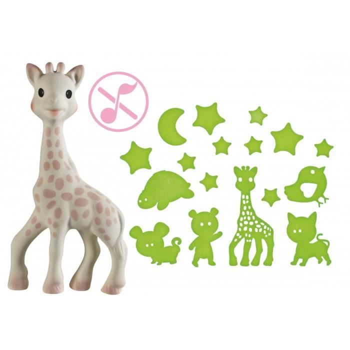 Coffret de nuit Sophie la girafe - modèle fille
