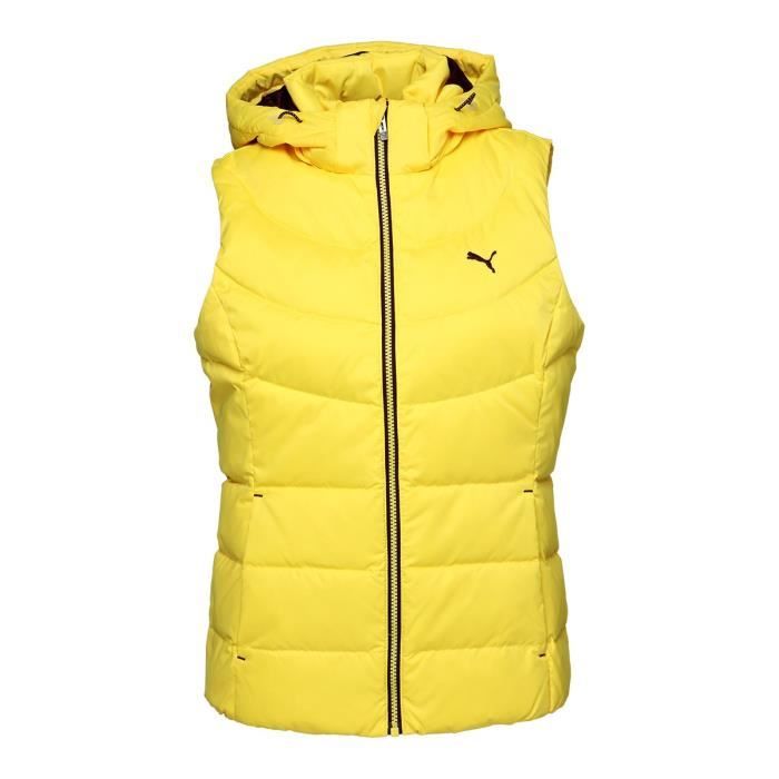 PUMA Veste Matelassée Down Vest - Femme - Jaune