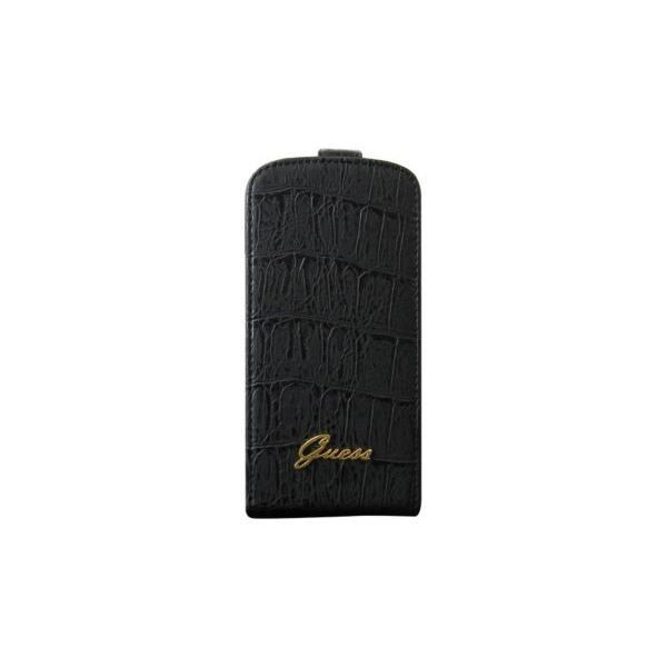 GUESS Etui pour Samsung Galaxy S3 I9300 - Effet croco - Noir