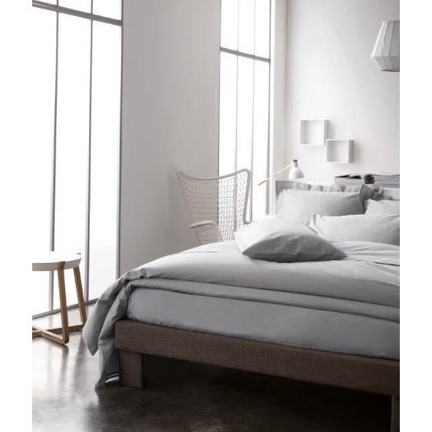 TODAY Drap plat 100% coton - 180x290 cm - Zinc