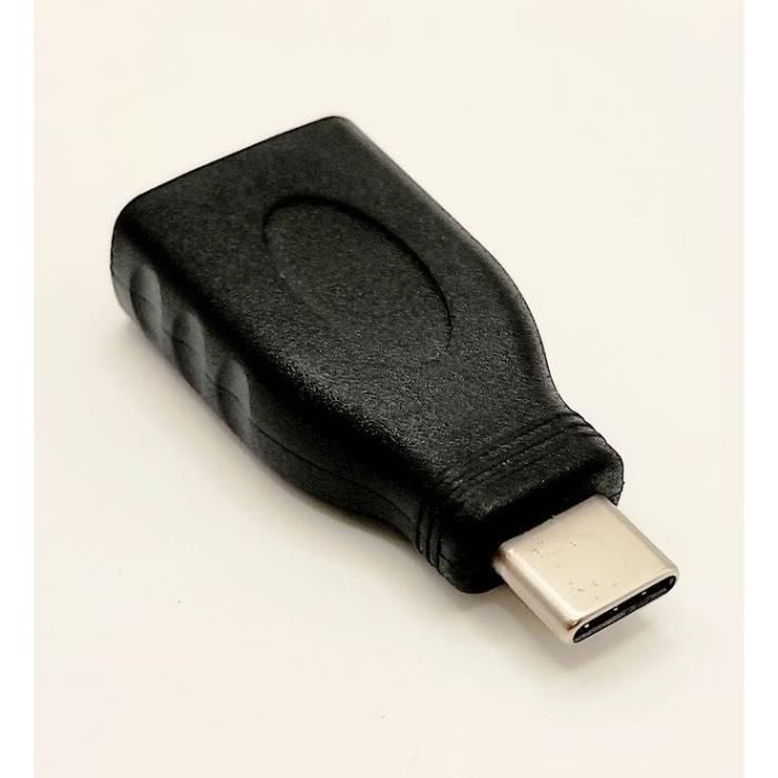 LINEAIRE AD331 Adaptateur USB C mâle / USB A femelle monobloc