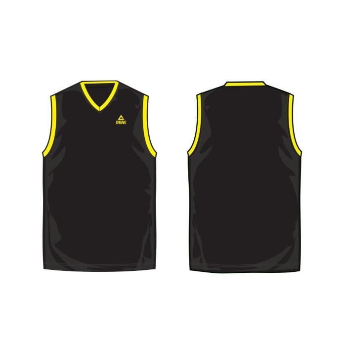 PEAK Maillot Streetball - Noir / Jaune
