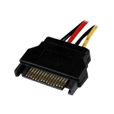 Câble d'alimentation interne LP4 SATA de 30 cm F/M - Câble adaptateur d'alimentation SATA vers Molex de 0,3 m - F/M - LP4SATAFM12