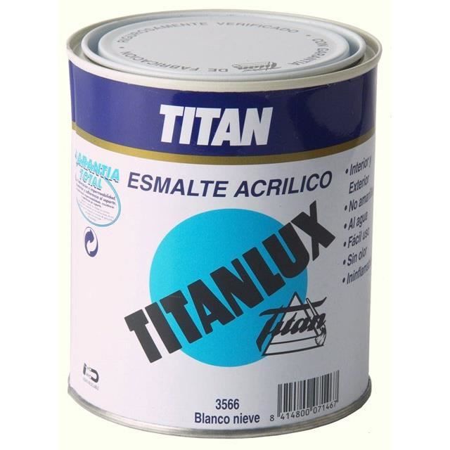 émail Acrylique Couleurs Vives Titanlux 125 Ml 3567 Noir Achat