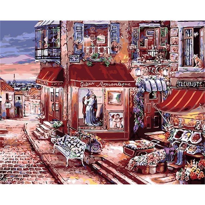 Yeesam Art Peinture Par Numéros Kits Sans Cadre 16 X 20 Magasins