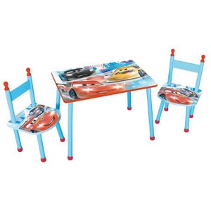 CARS Ensemble Table + 2 Chaises