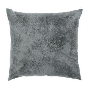 COUSSIN Coussin Havane aspect cuir vieilli - 40 x 40 cm - 
