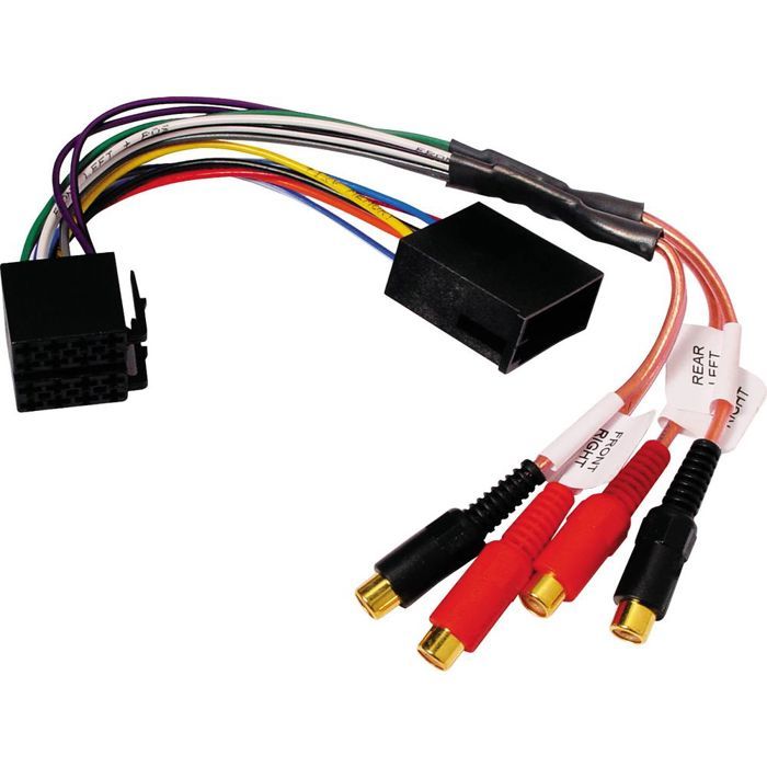 Adaptateur ISO Autoradio Universel 16 Broches - Pour VW, Fiat, Opel, Etc. - Correction Polarité - Plug And Play