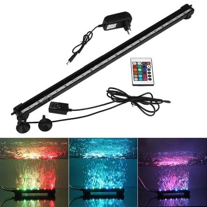 Avec Télécommande Rgb Etanche Lampe Multicolore Lumière Led Submersible D'aquarium Sous 16cm Marine CWrdoexQB