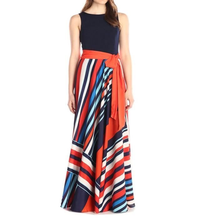 Femmes Dété Boho Longue Maxi Soirée Jupe Plage Taille Plus Robes D8uhc Taille 54