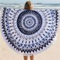 Style Bohème Serviette de plage ronde en coton 100% large 150x150cm ... Style Bohème Serviette de plage ronde en coton 100% large 150x150cm ...